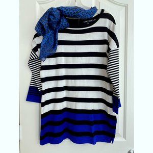 Cable & Gauge Knit Sweater, Long sleeves, Size L.